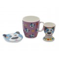 Maxwell & Williams Tickle Critters 3 Piece Breakfast Set - Dog 